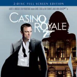 Casino Royale DVD Movie Rated PG-13 Sony Pictures Full Screen Danial Craig